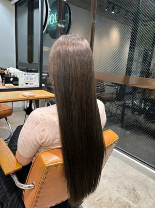 ロング カラー zina karin୨୧˙˳⋆のヘアスタイル