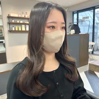 ロング カラー ヘアアレンジ 守屋 寿哉のヘアスタイル
