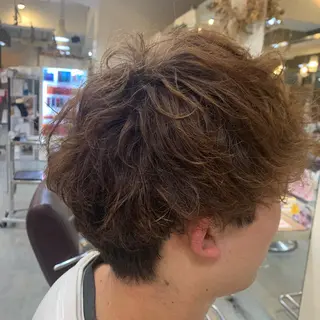 ショート パーマ メンズ AOI✩⡱ y2kネイルのネイルデザイン