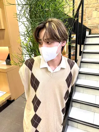 ショート カラー メンズ 海外girl🤎 透明感ベージュmaoのその他イメージ