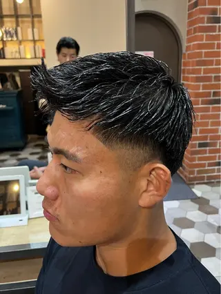 ショート パーマ メンズ 梅田/メンズ専門 /加地光尊のヘアスタイル