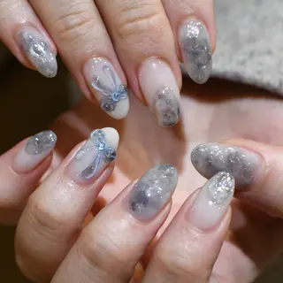 ネイル nuu 栄  /  シェアサロン所属・nuu栄 ユキ / 大人ニュアンスのネイルデザイン