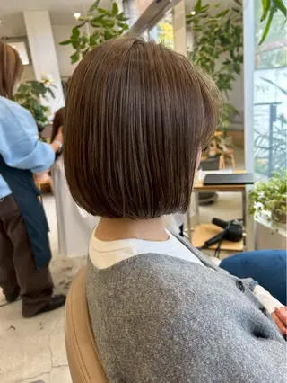 ショート カラー rion🪽 /wカラー・縮毛矯正のヘアスタイル