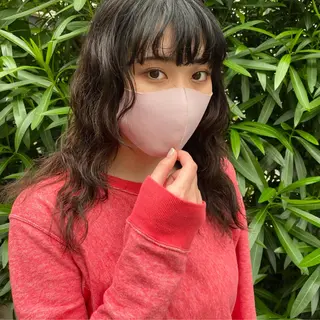 セミロング パーマ エクステ ハイトーン 💭黒崎ハルカのヘアスタイル