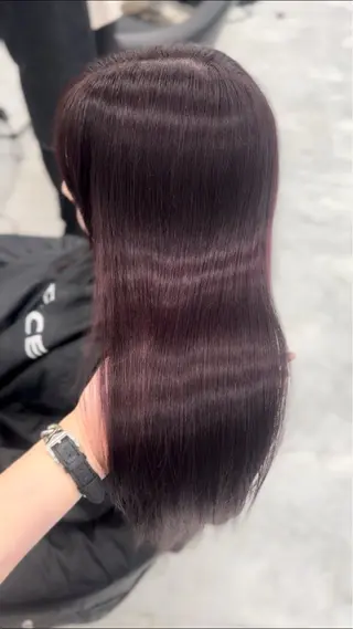 セミロング カラー 🎀愛されgirly ヘア🫧Ayakaのヘアスタイル