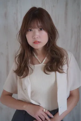 パーマ ✂️モデル募集✂️ 嶌野衣純のヘアスタイル
