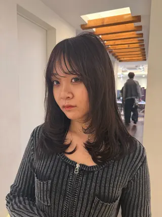 セミロング 🎀無料モデル様 募集中💖ゆりのヘアスタイル