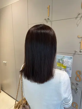 ミディアム カラー crece💫 kurumiのヘアスタイル