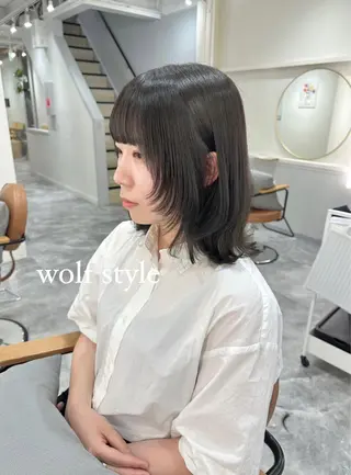 ミディアム 似合わせ大得意美容師 .Haruka.のヘアスタイル