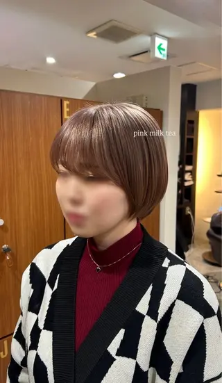 ショート カラー 坂本奈都美 🎀のヘアスタイル