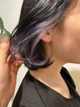 ショート カラー NATSUKI😸 ‪✂︎‬南森町美容室のヘアスタイル