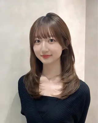 ロング カラー MIRAC所属・Ryoichi⛓️ 韓国ヘア/ハイトーンのヘアスタイル