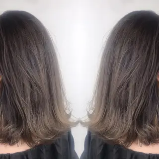 ミディアム カラー 柴田 祐輔のヘアスタイル