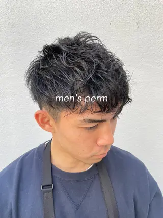 ショート パーマ ヘアアレンジ メンズ 髪質改善🫧美髪矯正 🤍Yuiのヘアスタイル