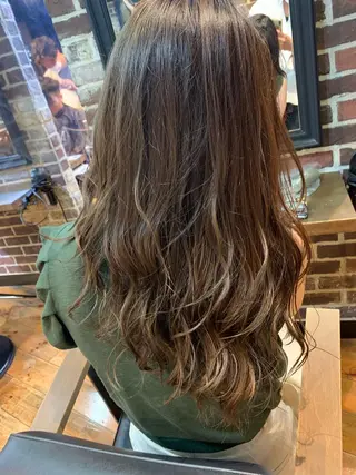 ロング 河原 亮のヘアスタイル