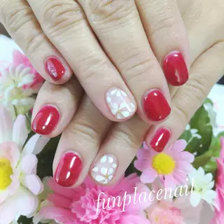 ショート ミディアム セミロング ロング カラー パーマ ヘアアレンジ メンズ キッズ ネイル まつエク nail salon＆school felice所属・フェリーチェ瑞江店 新山のネイルデザイン