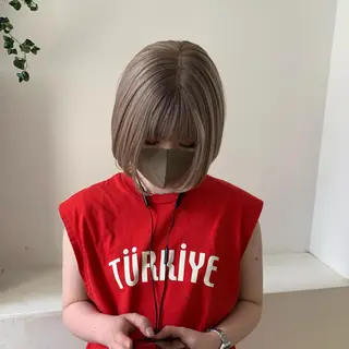 ショート カラー ネイル 【韓国ヘア・ネイル】 HINATA🍒のネイルデザイン