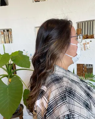 ロング カラー 🌸小掛🌸 豊橋外国人風カラーのヘアスタイル