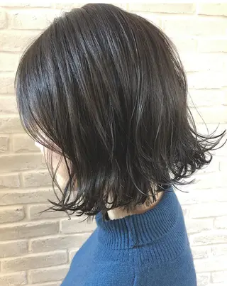 ミディアム カラー hair salon Ranun髪質改善のヘアスタイル