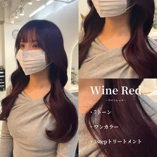 ロング カラー 大村 真咲のヘアスタイル