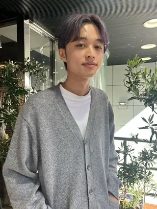 メンズ 💖デザインカラー/ タダ ハナカ💖のヘアスタイル