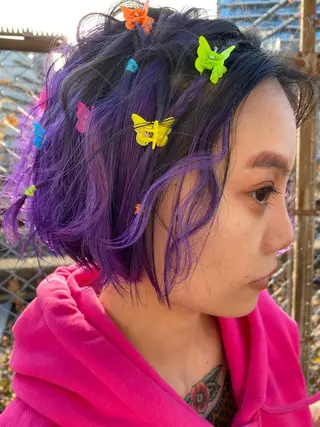 ショート カラー 🌈🌸あおき みちる🌟💗のヘアスタイル