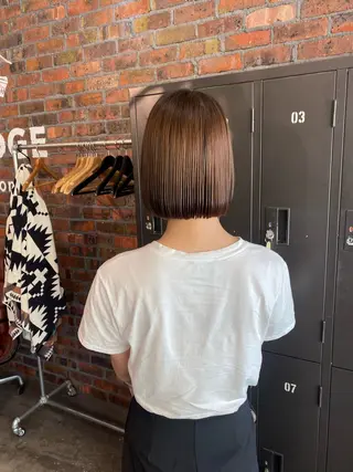 ショート the BRIDGE 加藤みのりのヘアスタイル