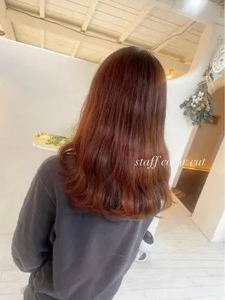 ロング カラー flen所属・𖤣𖥧𖥣𖥧田中 姫乃𖤣𖥧𖥣𖡡のヘアスタイル