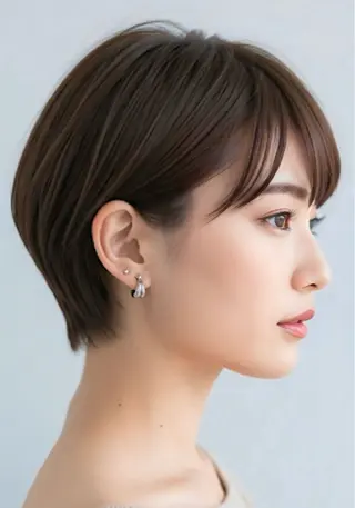 ショート 似合わせのプロ🌿 ショート/銀座/れんのヘアスタイル