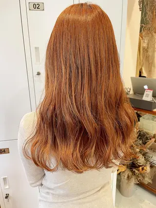 ミディアム カラー ゆるふわガーリーst yle🩰yuukaのヘアスタイル