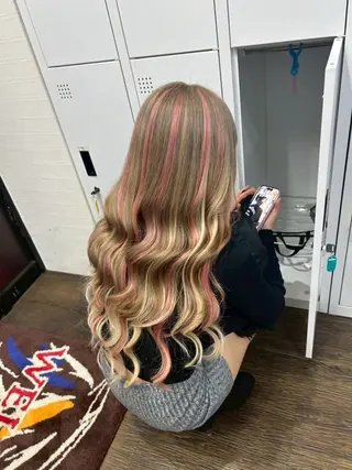 ロング ユイ 別府ですのヘアスタイル