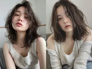 ミディアム 🌜 Lulu 🌛 公式/大通のヘアスタイル