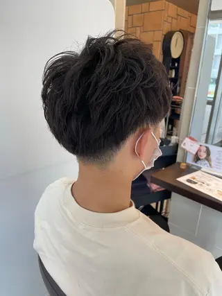 パーマ メンズ 垢抜け透明感カラー 🌻篠崎梓🌻のヘアスタイル