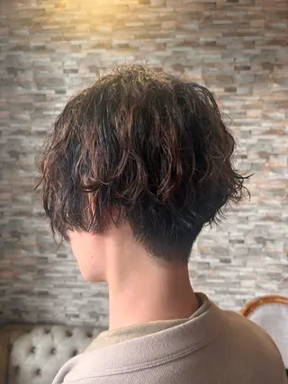 パーマ メンズ 大石 藍のヘアスタイル