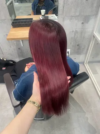 ロング カラー ayano /レイヤー/艶カラーのヘアスタイル