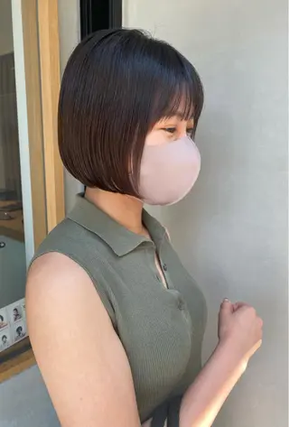 ショート 板谷みさき /艶ボブ/藤沢美容室のヘアスタイル