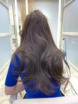 ロング カラー 🇰🇷韓国風くびれ ヘア🇰🇷中村優大のヘアスタイル