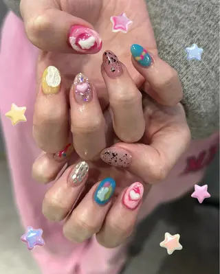 ネイル ASA nail / ニュアンス☀︎個性派のネイルデザイン