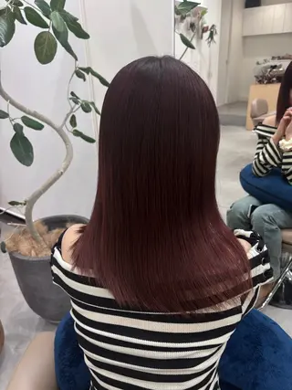 ミディアム rion🪽 /縮毛矯正のヘアスタイル