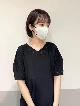 ショート カラー ヘアアレンジ ボブ/ミニボブ/ 立河今日子のヘアスタイル