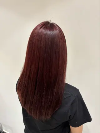 セミロング カラー 伊藤 穂美のヘアスタイル