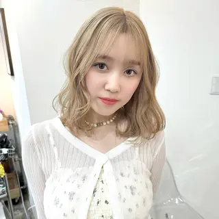 カラー 透明感ワンカラー梅田 ダブルカラー/川上のヘアスタイル