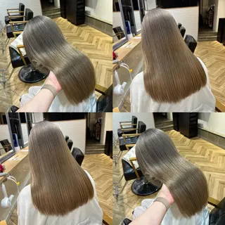 ロング カラー 艶カラー/韓国顔周り 🎀mamiのヘアスタイル