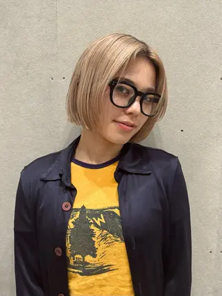 ショート カラー 過ごしやすい美容室 でありたいのヘアスタイル