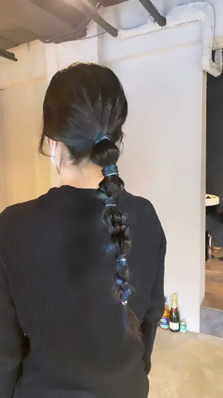 ロング カラー ヘアアレンジ 艶髪/髪質改善/ MONSO山本のヘアスタイル