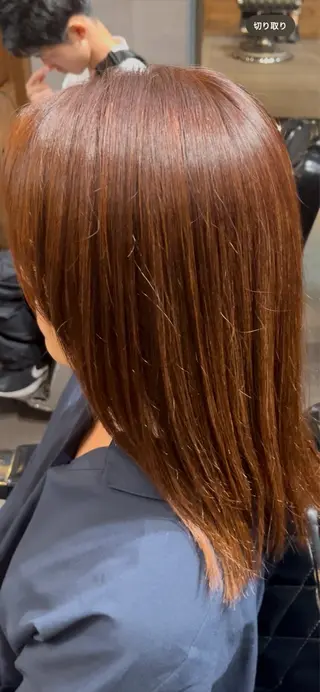 セミロング 大城 統也のヘアスタイル