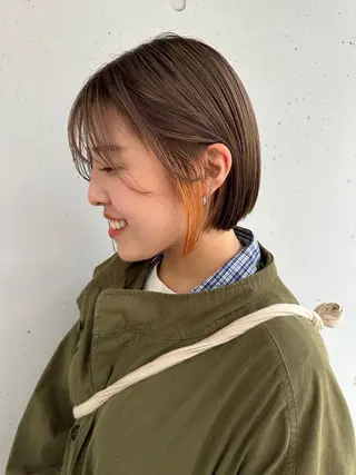 ショート カラー ボブ / オージュア 🌸Mikuのヘアスタイル