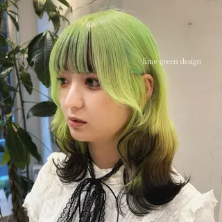 ミディアム カラー 🌈艶ハイトーン🌈 心を込めます🤝涼介のヘアスタイル