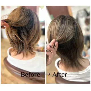 ミディアム Style Tのヘアスタイル