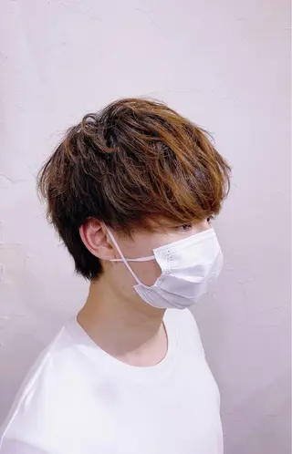 ショート メンズ かんばら りょーいのヘアスタイル